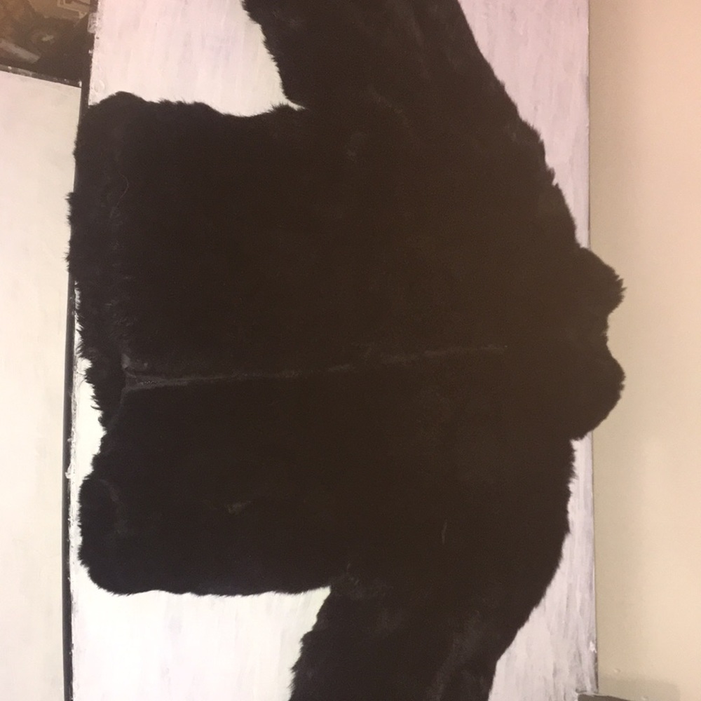 Black fuzzy jacket USA SHIPPING ONLY
